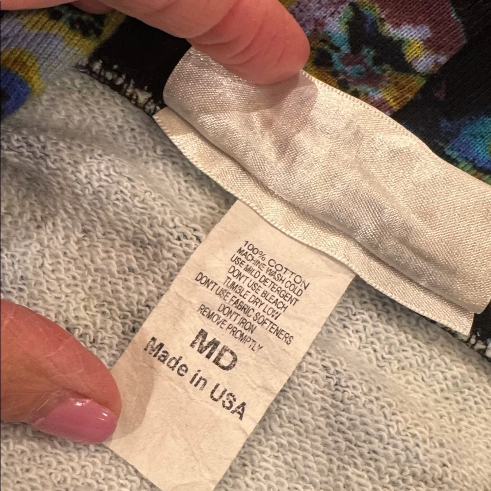 Ulla Johnson x Designers for America “Our Bodies Our Vote” Floral Hoodie Size M - Picture 7 of 9